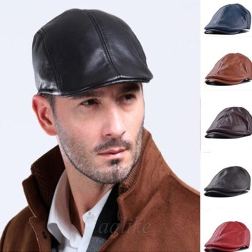 Vintage British Leather Cap