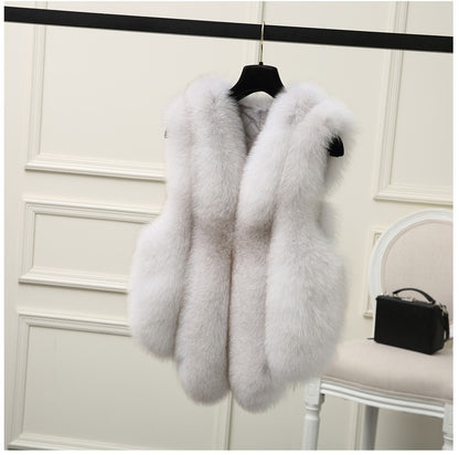 Faux Fox Fur Fashion Fur Vest