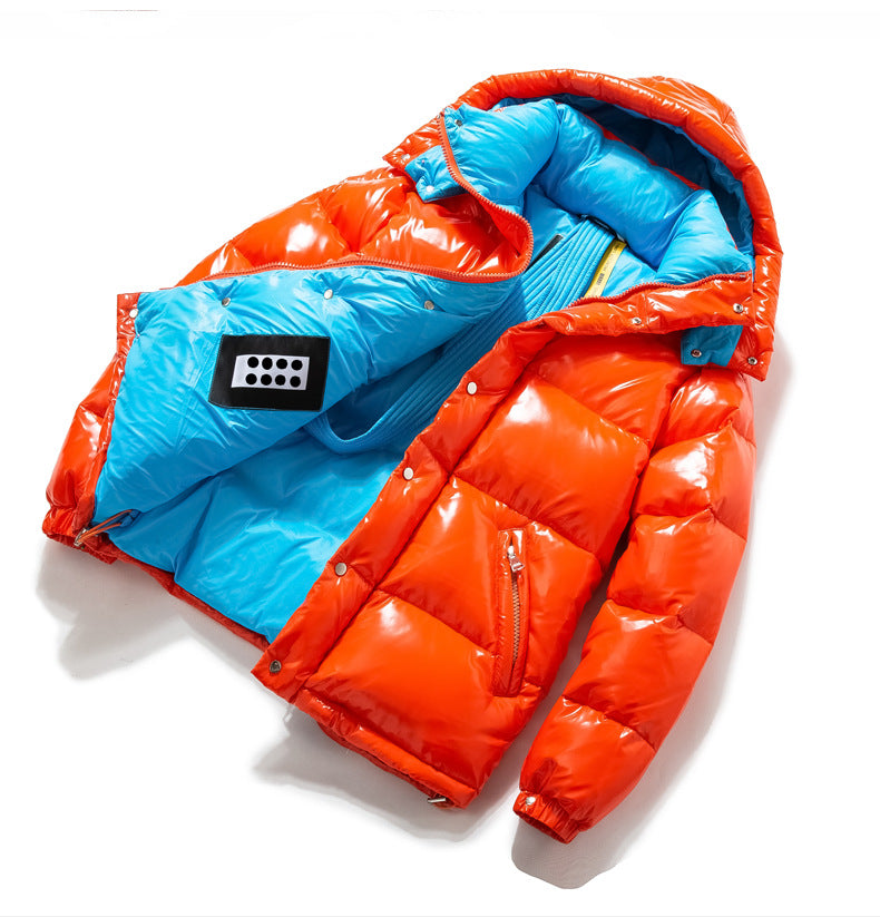 Glossy Down Jacket For Men