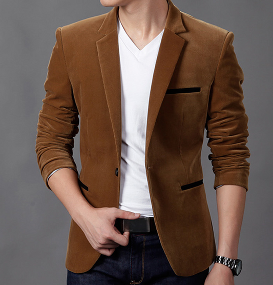 British Style Casual Slim Fit Blazer