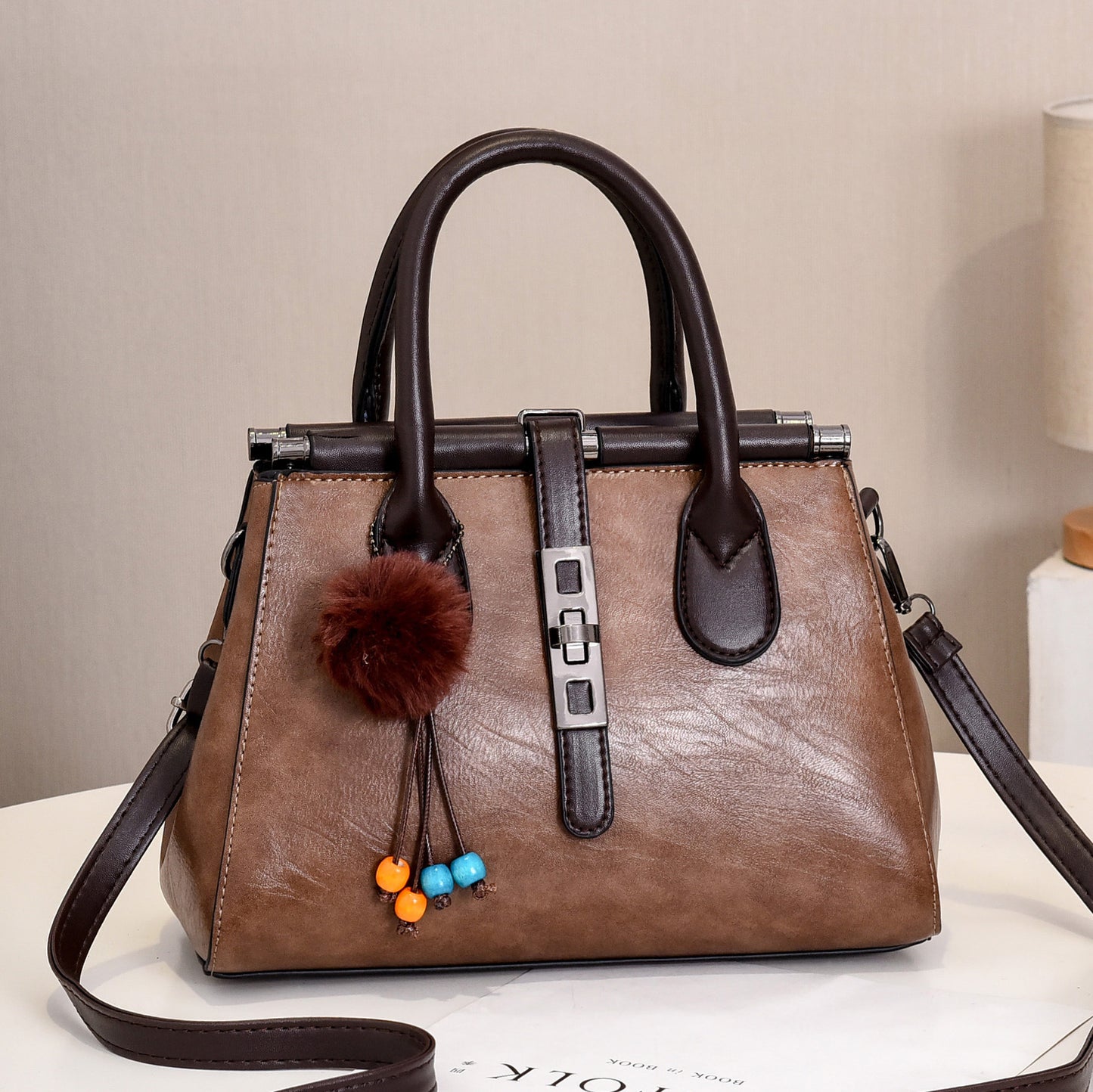 Wholesale Women is Bag New European And American Big Bag Elegant Fashion Large Capacity Trend Women Handbag Shoulder Bag