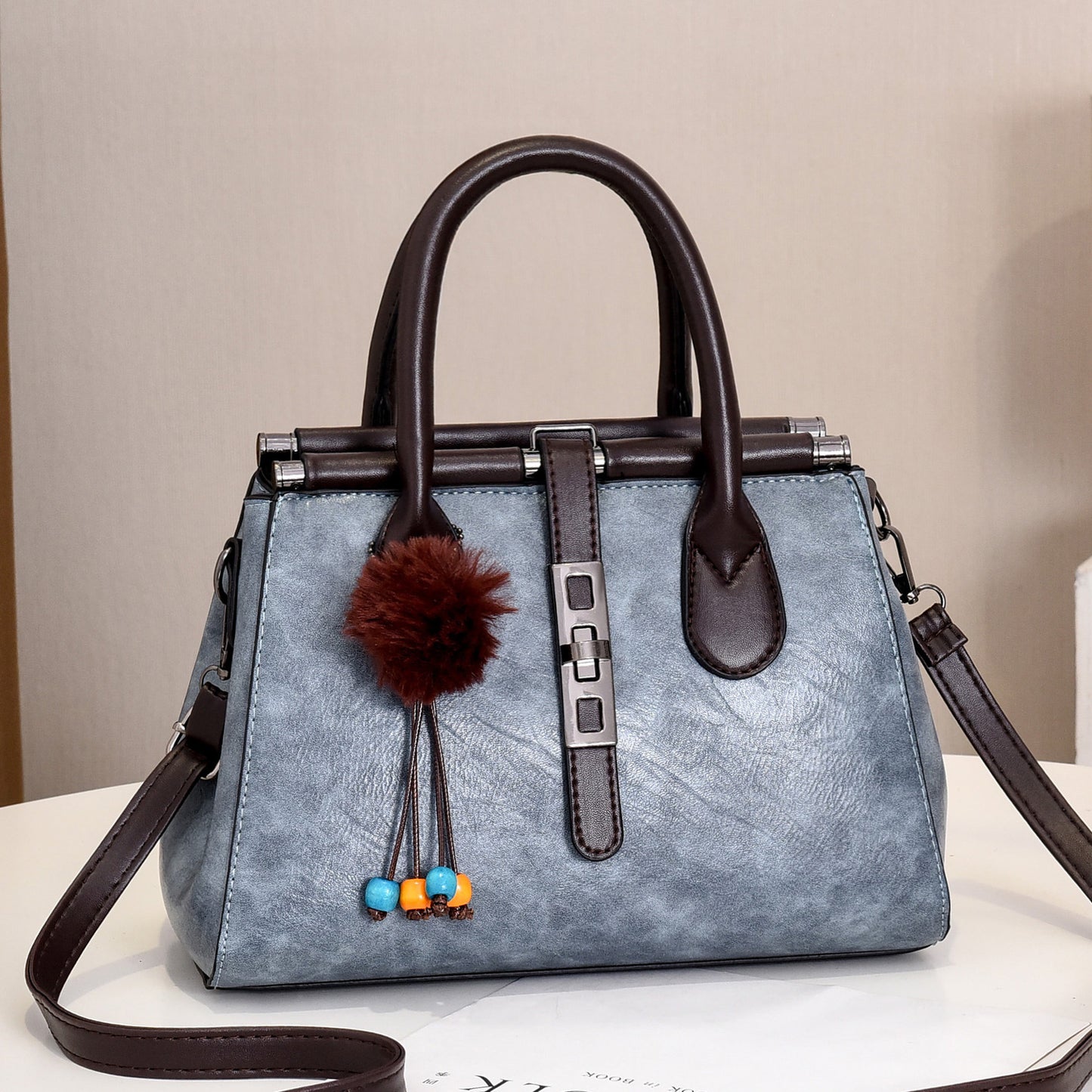 Wholesale Women is Bag New European And American Big Bag Elegant Fashion Large Capacity Trend Women Handbag Shoulder Bag