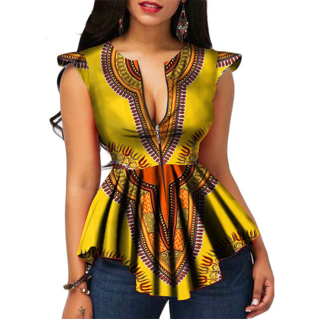 Cotton African Women's Blouse African Big Good J