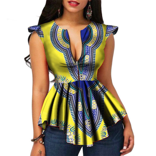 Cotton African Women's Blouse African Big Good J