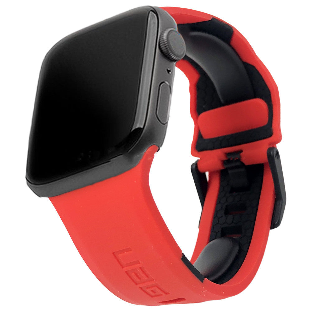 Compatible with Apple, Suitable For iWatch 38MM 40MM Meteorite Silicone Strap Two-color Green Blue Black Red Yellow