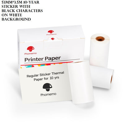 Three-proof Thermal Paper Self-adhesive Label Is Suitable For M02 M02S Series Error