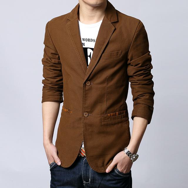 Men Blazer Fashion Slim Casual Blazer