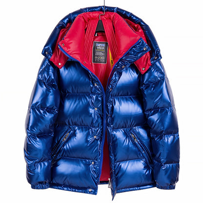 Glossy Down Jacket For Men