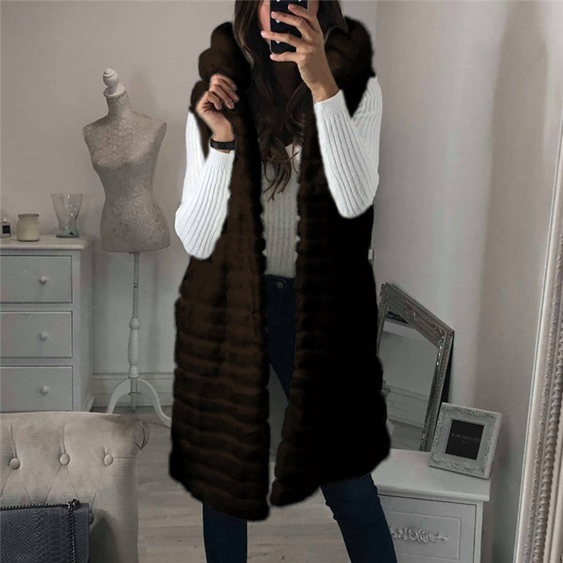 Women's New Imitation Fur Vest