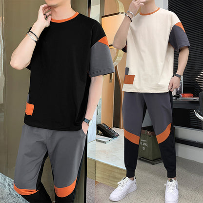 New Summer Men's T-Shirt Fashion Short-Sleeved T-Shirt Men