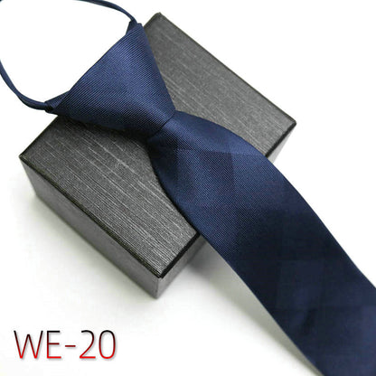 Men's Fashion Casual Zipper Suit Tie