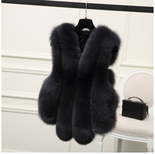 Faux Fox Fur Fashion Fur Vest