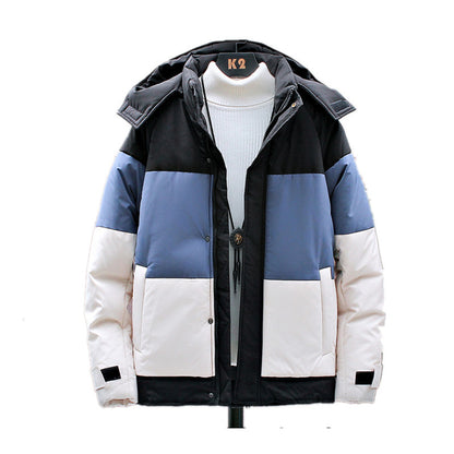 Youth Warm and Thick Hooded Cotton Jacket