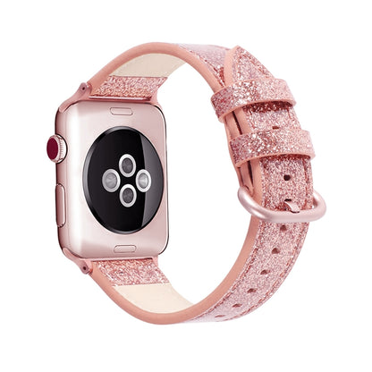 Compatible with Apple, iWatch Leather Glitter Strap