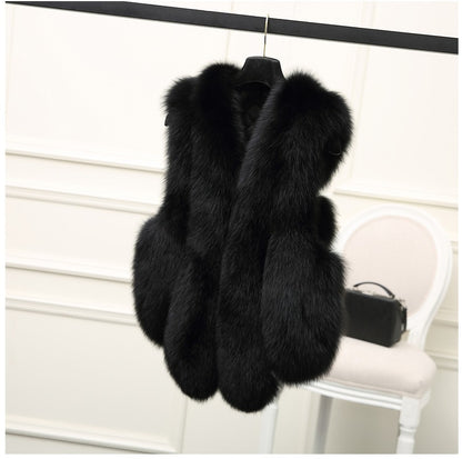 Faux Fox Fur Fashion Fur Vest