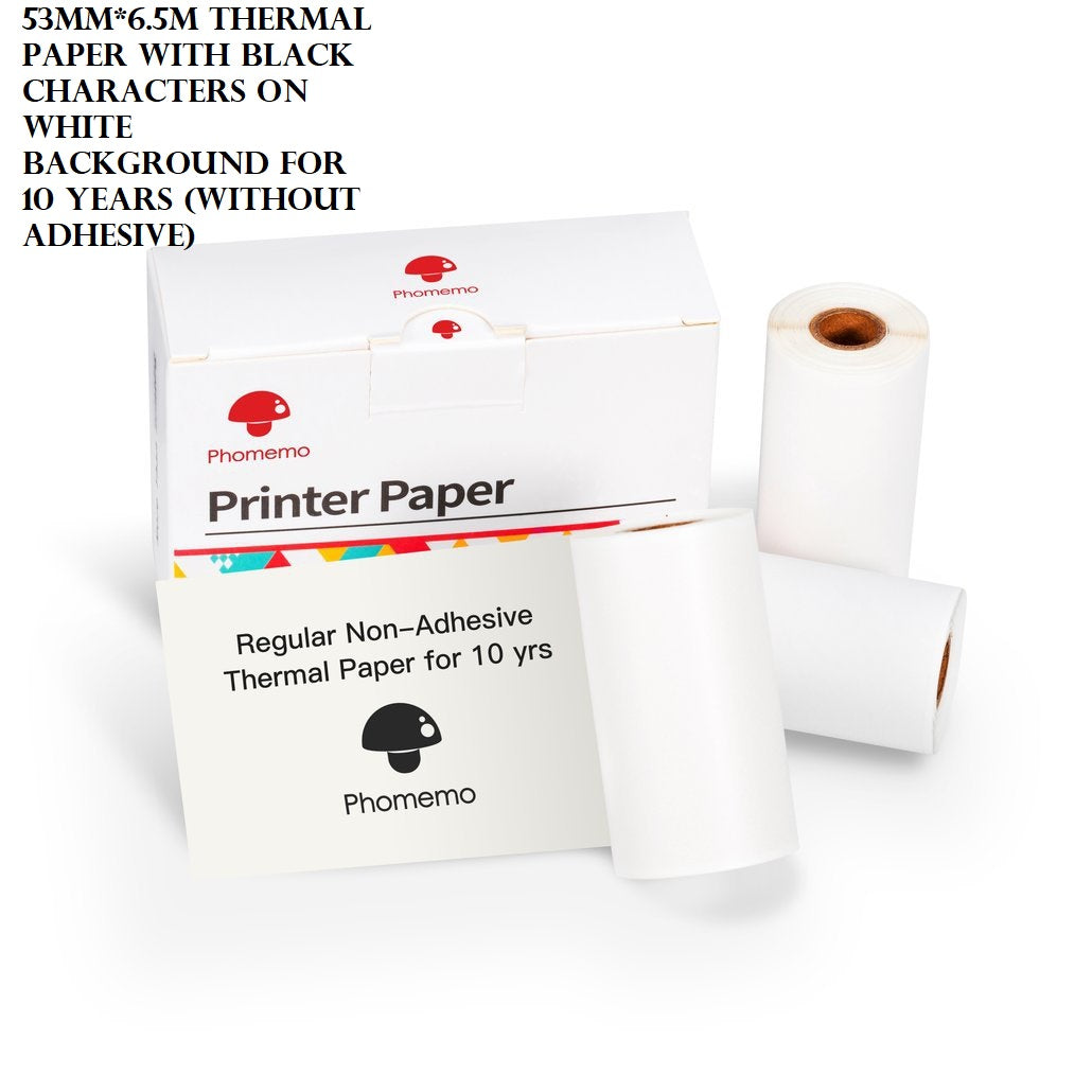 Three-proof Thermal Paper Self-adhesive Label Is Suitable For M02 M02S Series Error