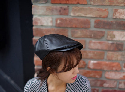 Vintage British Leather Cap