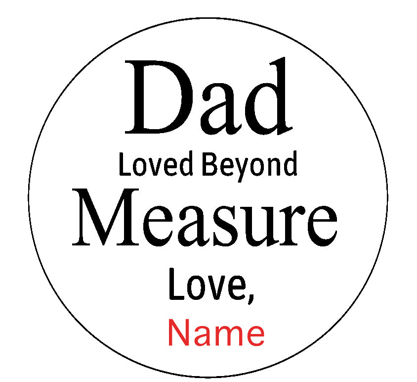 Men's Custom Name Personalized Father's Day Tape Measure