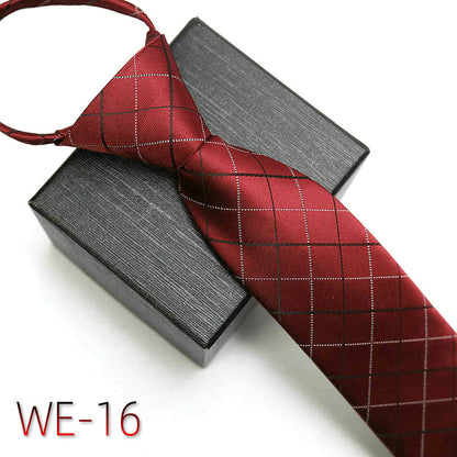 Men's Fashion Casual Zipper Suit Tie