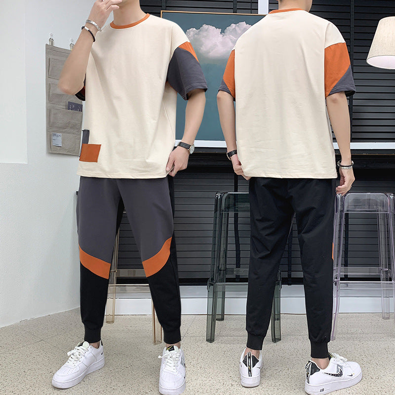 New Summer Men's T-Shirt Fashion Short-Sleeved T-Shirt Men