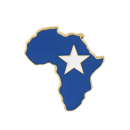 Africa Map Nigeria Somalia Mozambique Brooch Accessories