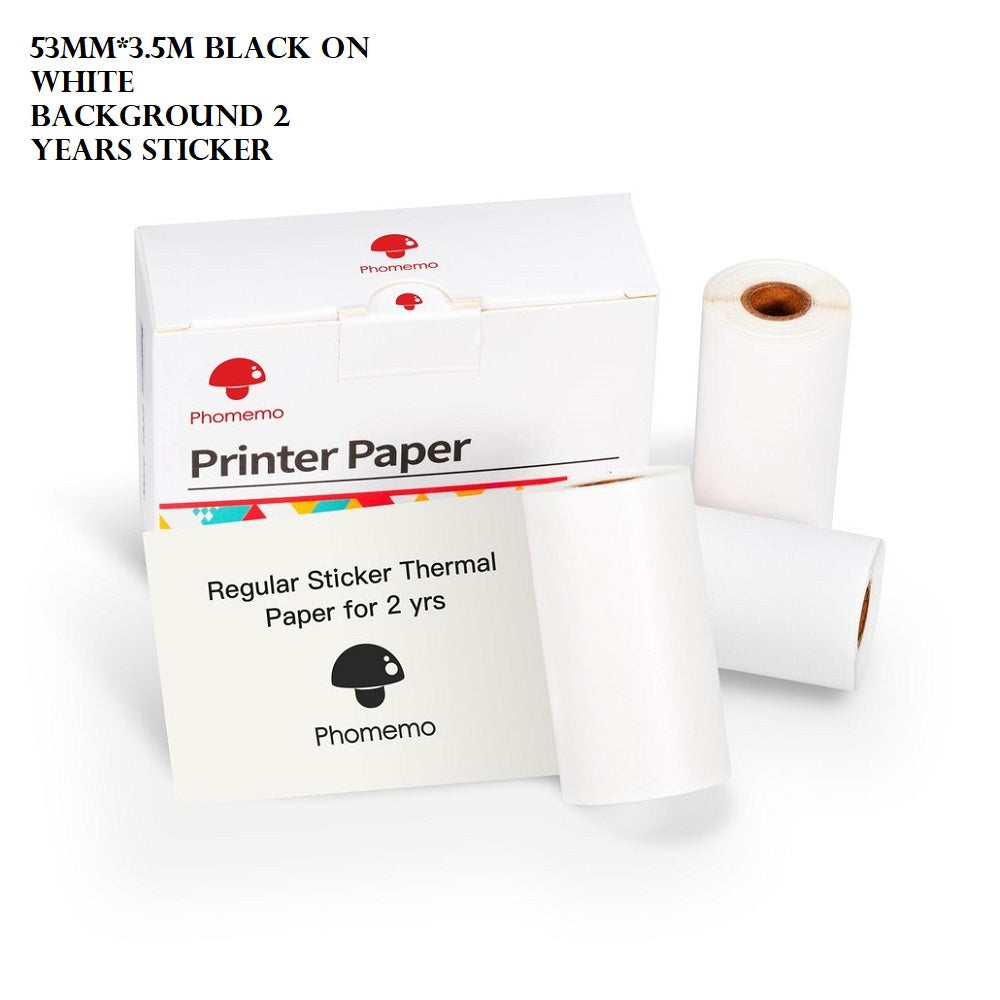 Three-proof Thermal Paper Self-adhesive Label Is Suitable For M02 M02S Series Error