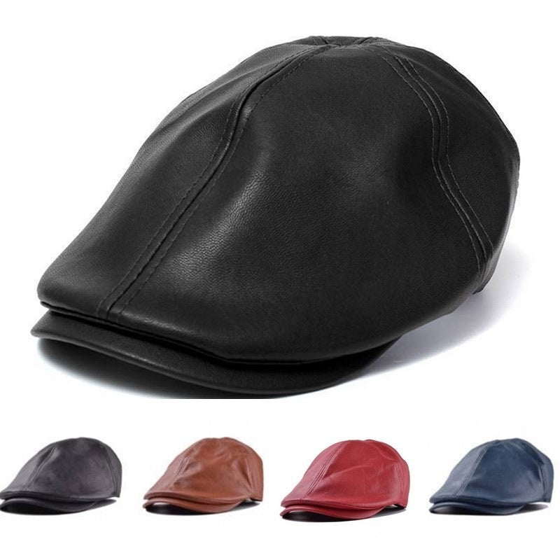 Vintage British Leather Cap