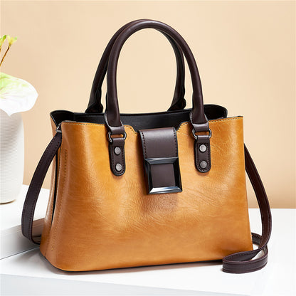 Women Shoulder Bag Big Buckle Handbags