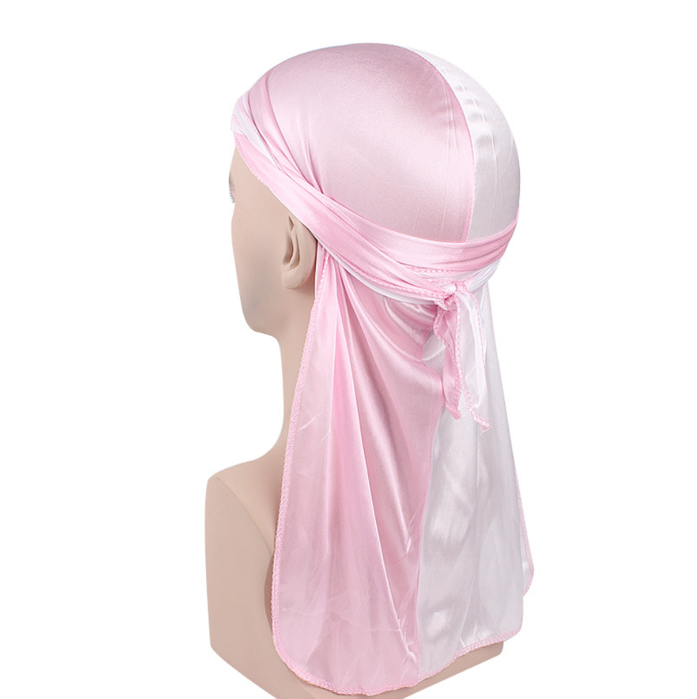 Fashion Double Soft Satin Durag Men's Accessories