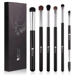 6 Makeup Brushes Set