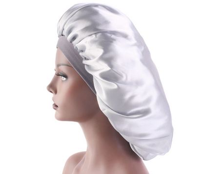 Beauty Print Satin Silk Bonnet Sleep Night Cap