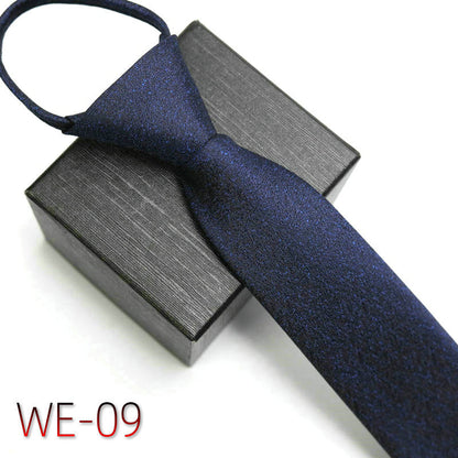 Men's Fashion Casual Zipper Suit Tie