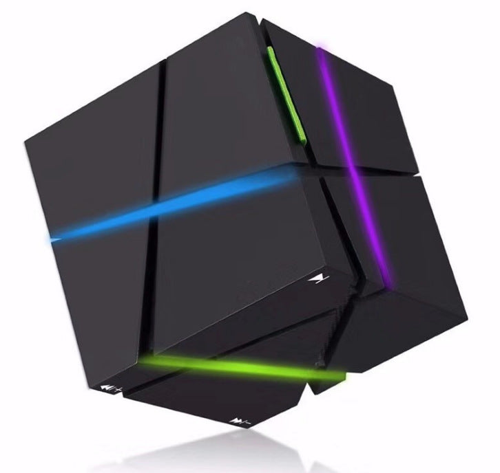 Cube Bluetooth Speaker Creative Colorful Lights Mobile Phone Subwoofer