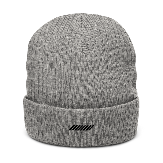 Quantm Ribbed Knit Beanie